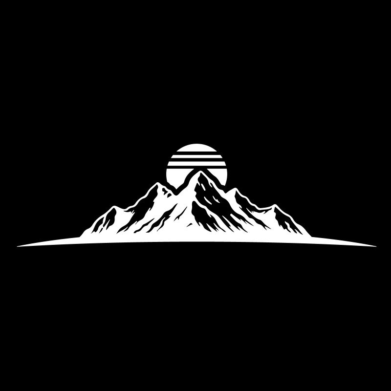 Berge Gipfel Silhouette