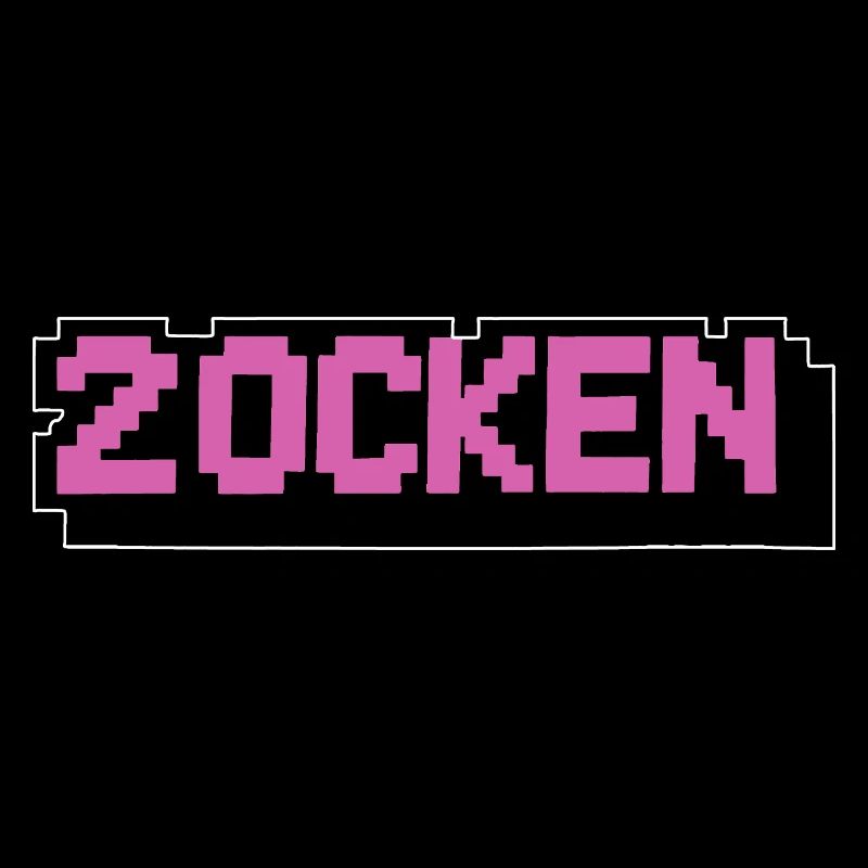 Zocken Gamer Retro Geek Mädchen