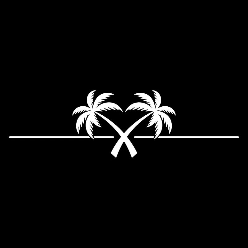 Palm Tree Symbol Island