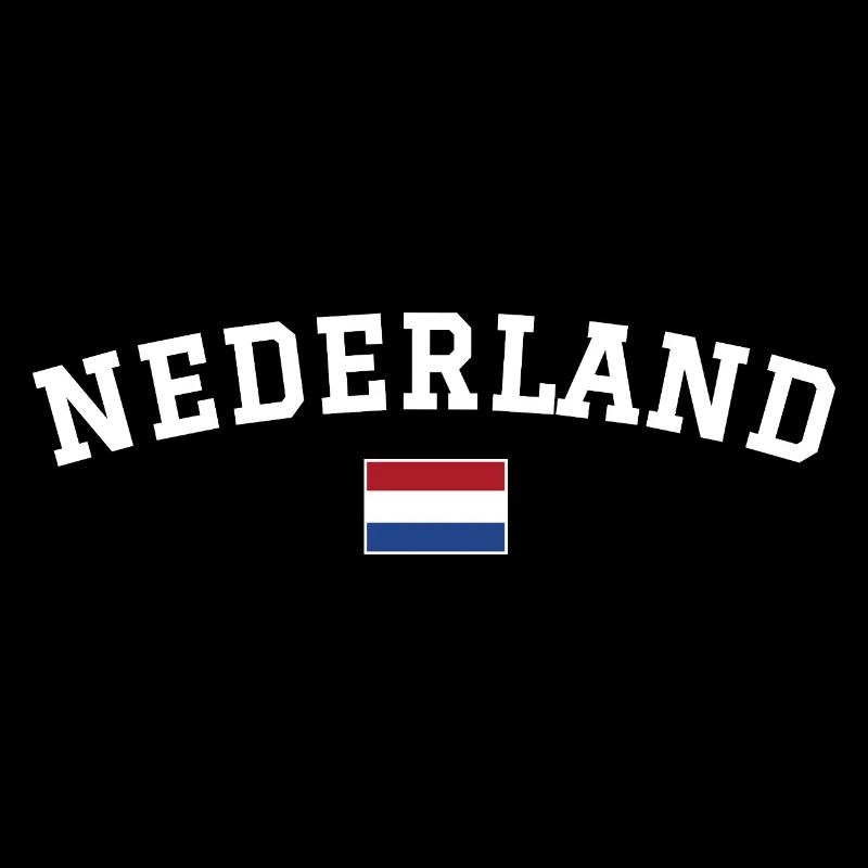 Netherlands Flag Design White