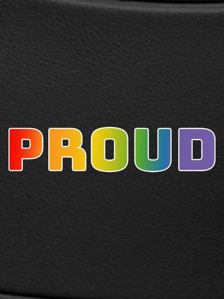 Rainbow proud white