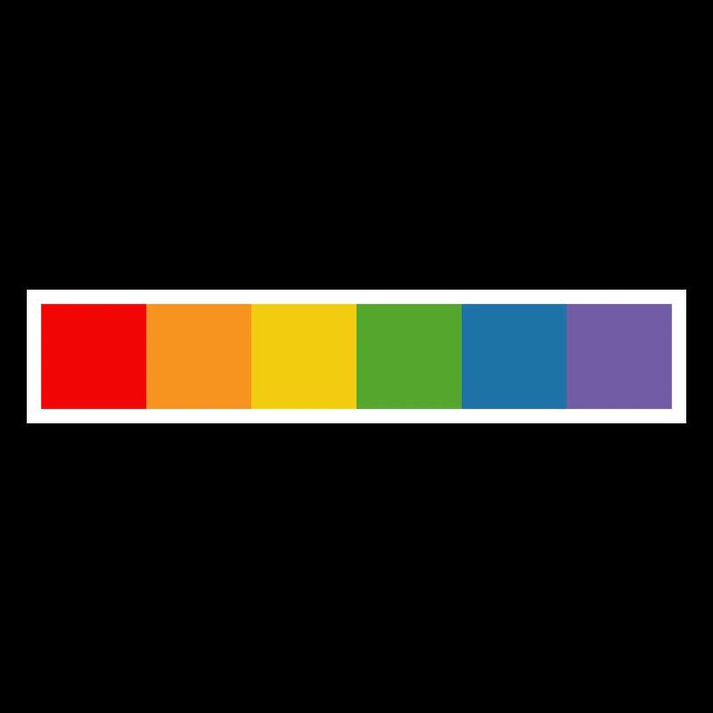 LGBT CSD Shirt rainbow white