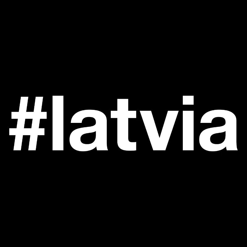 LATVIA Hashtag Lettland
