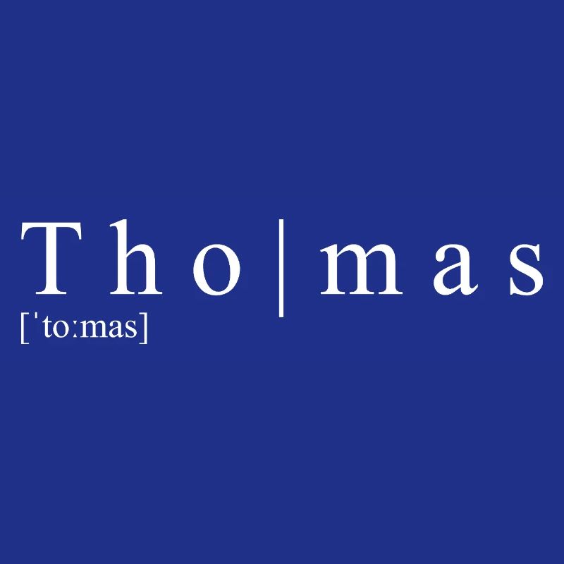 Thomas Definition Typography