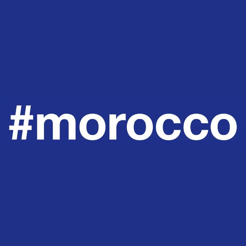MOROCCO Hashtag Marokko