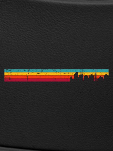 Retro Skyline Sunset Stripes