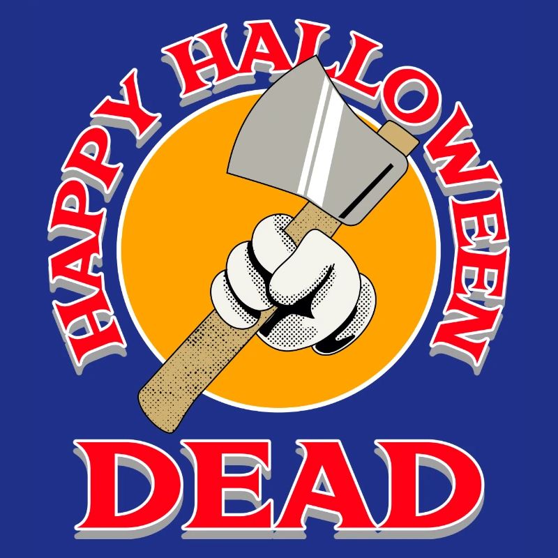 Halloween Axt mit Totendesign