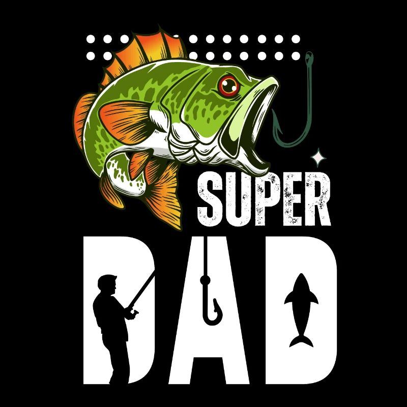 Super Dad Fishing Giant Fish