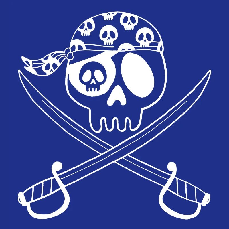 Pirate Skull (White)