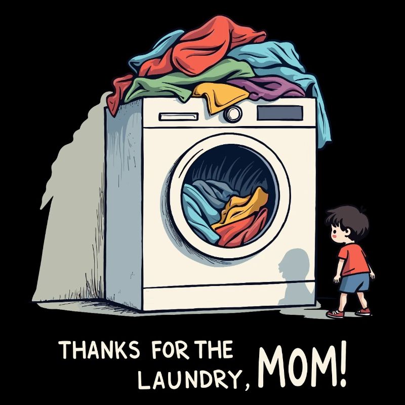 Thanks for the laundry, mom !