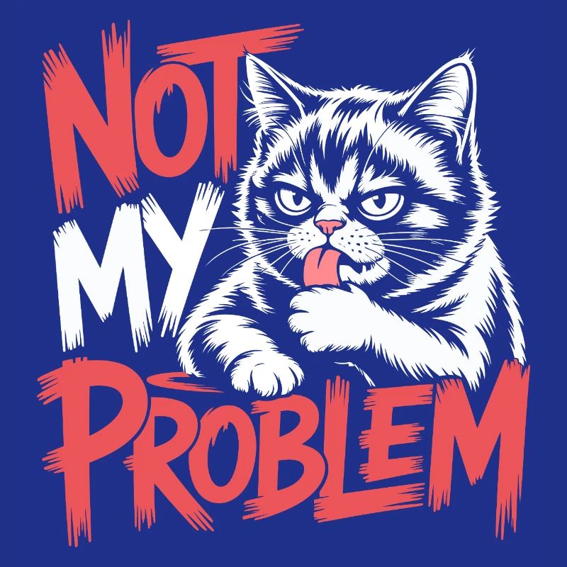 Not My Problem Cat