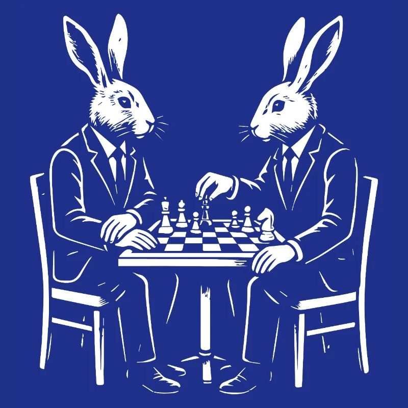 Dapper Rabbits Schachspiel