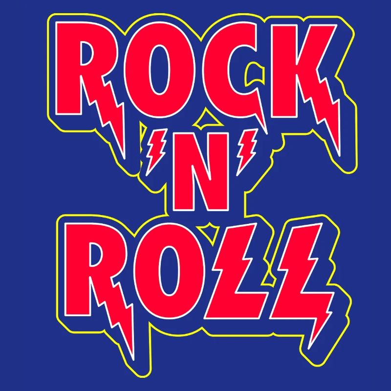 Rock 'N' Roll 3D Logo
