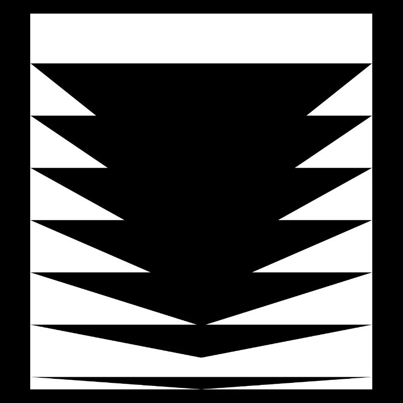 black triangles pattern