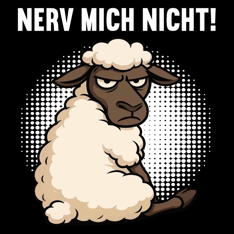 Nerv Mich Nicht Schaf Schafe Schäfer Schafhalter 