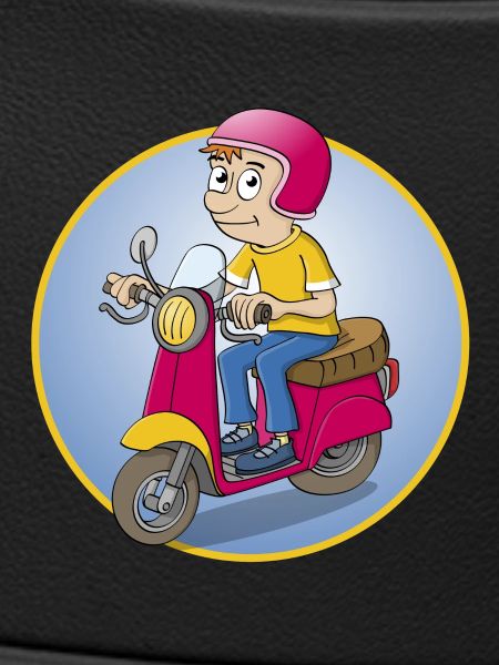 Der Rollerfahrer - Version1