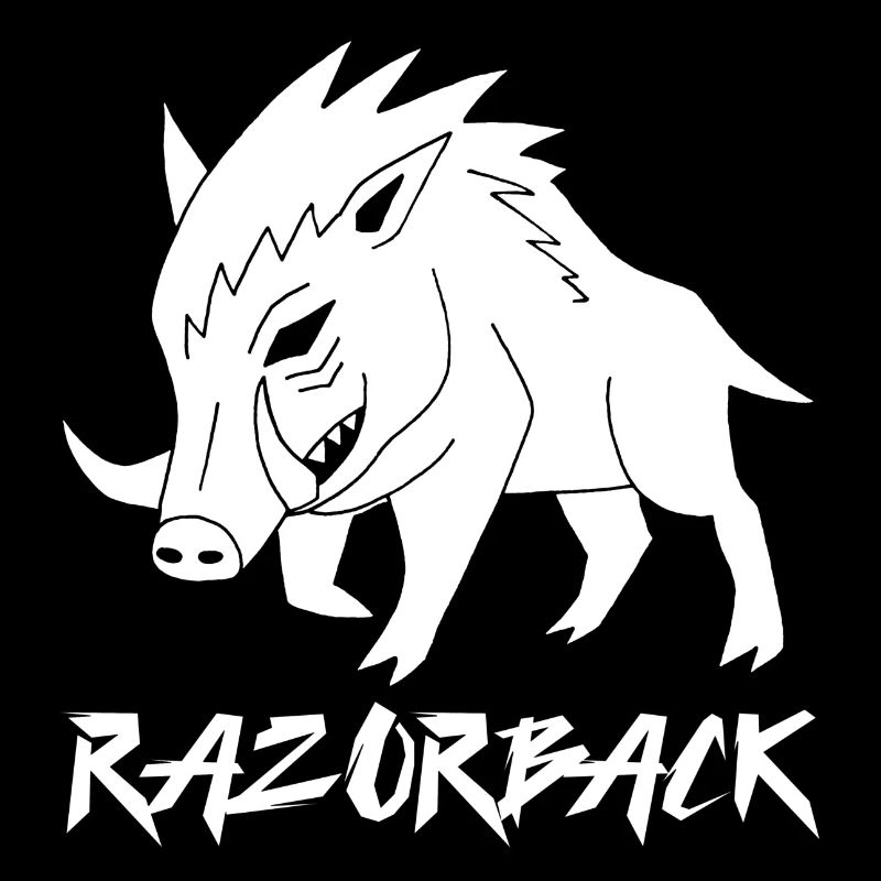 Sanglier blanc razorback