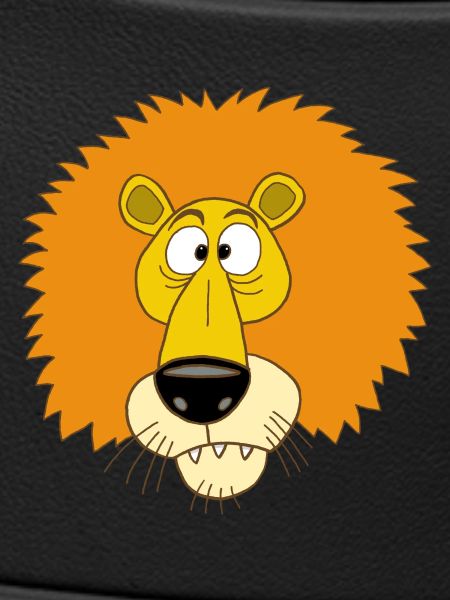 Lion that squints