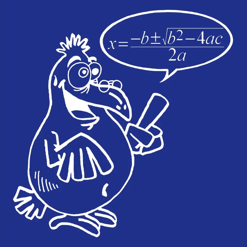 Oiseau intelligent blanc