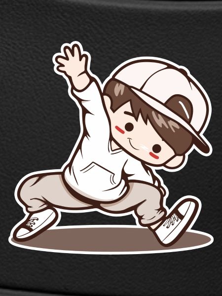 Kleiner Breakdancing Junge