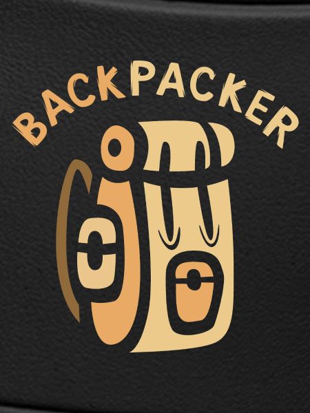 Backpacker Comic Rucksack Design