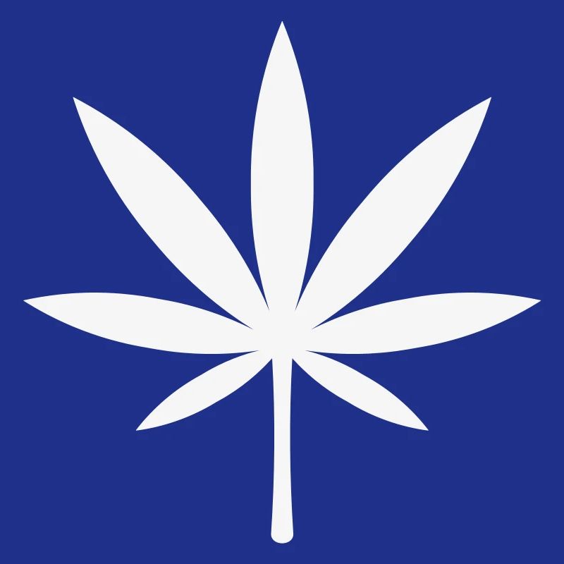 Cannabis / Marijuana / Feuille de chanvre (blanc)
