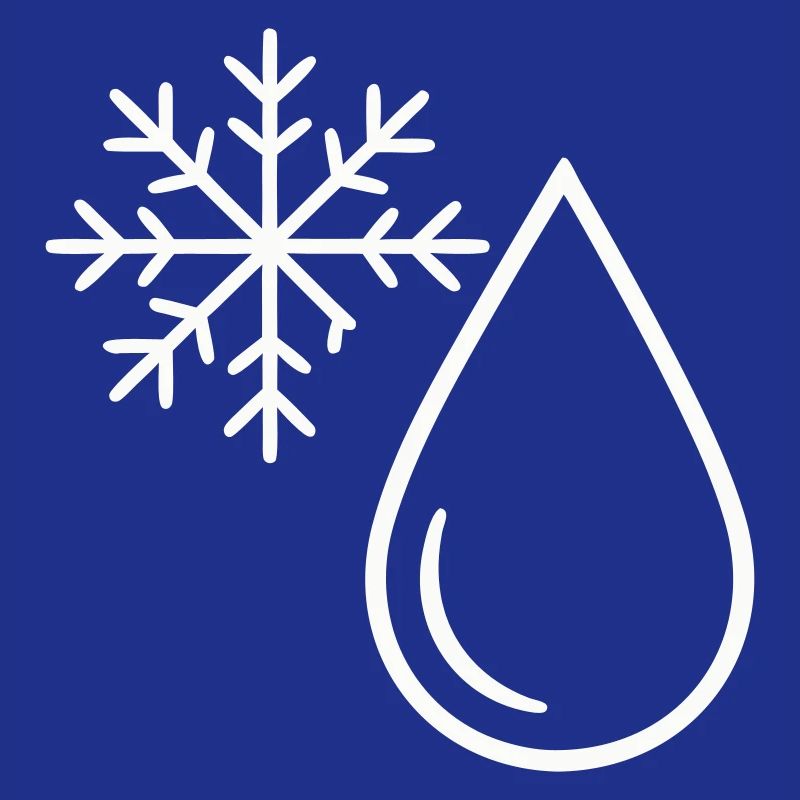 Schnee und Minimalist Drop