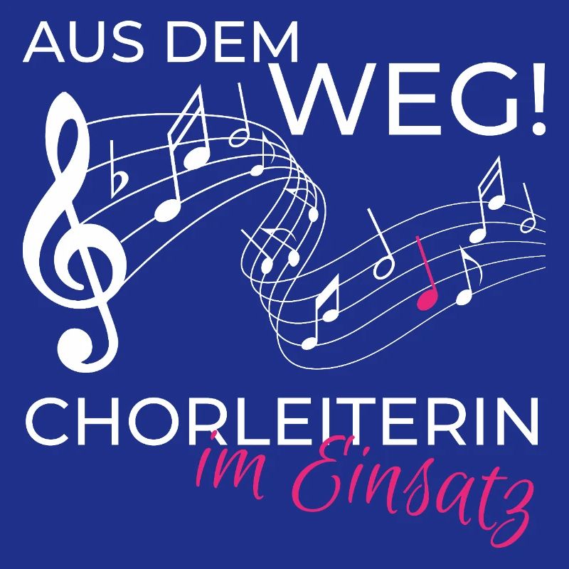 Chorleiterin im Einsatz