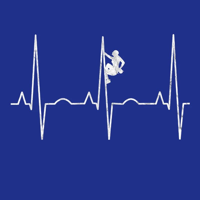 Climbing Heartbeat ECG - Climber Design
