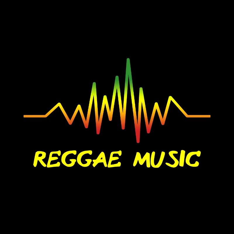 Reggae Sound Wave Design