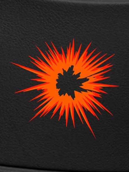 Boule de feu de célébration de la Flamme de l’Étoile Explosion