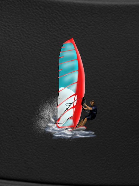 windsurfing