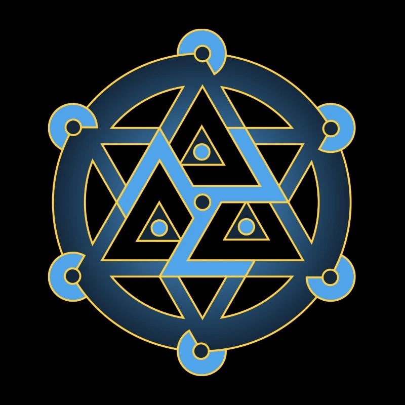 Antahkarana inside Merkabah, Sacred Geometry