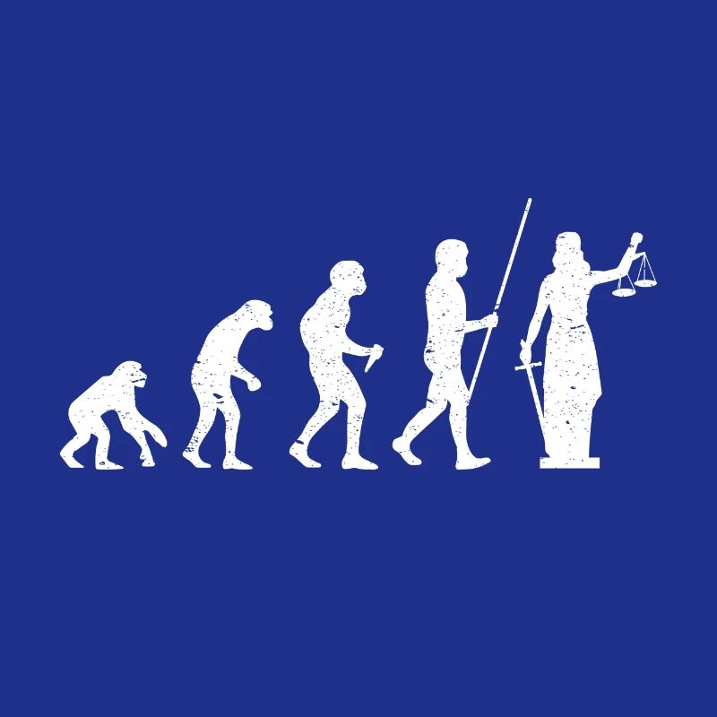 Anwalt Jurist Jura Justitia Evolution