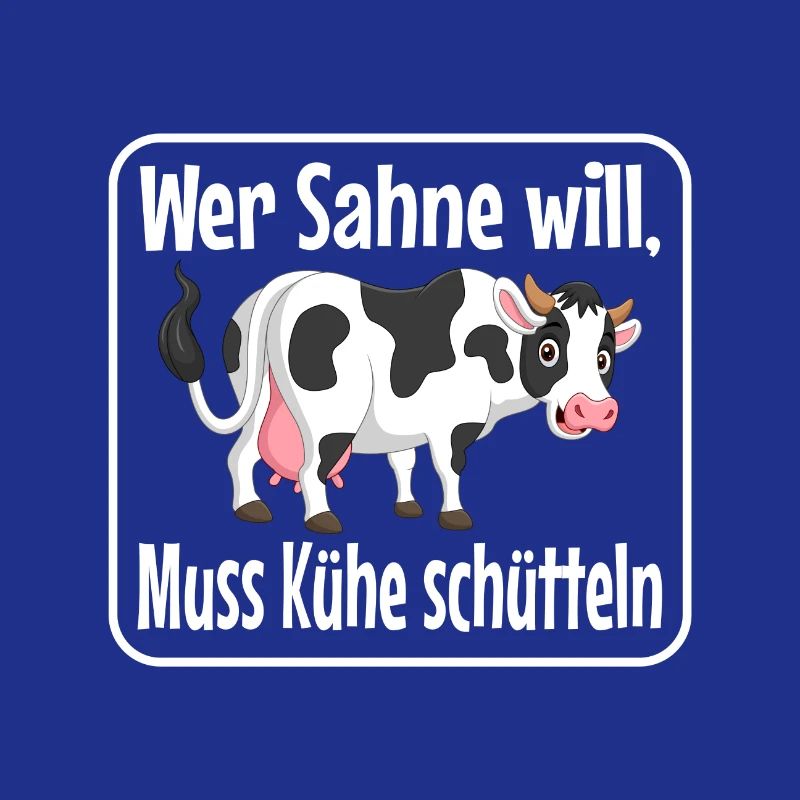 Wer Sahne will, muss Kühe schütteln