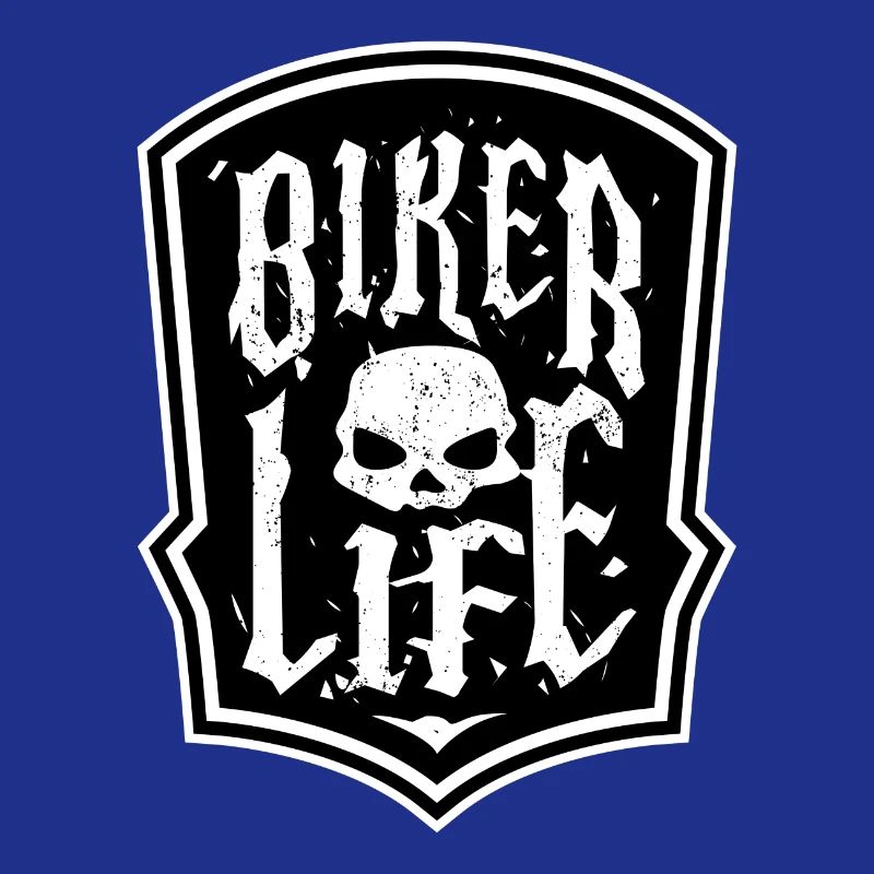 Motorcycle Biker Motorcycles Skull Statement