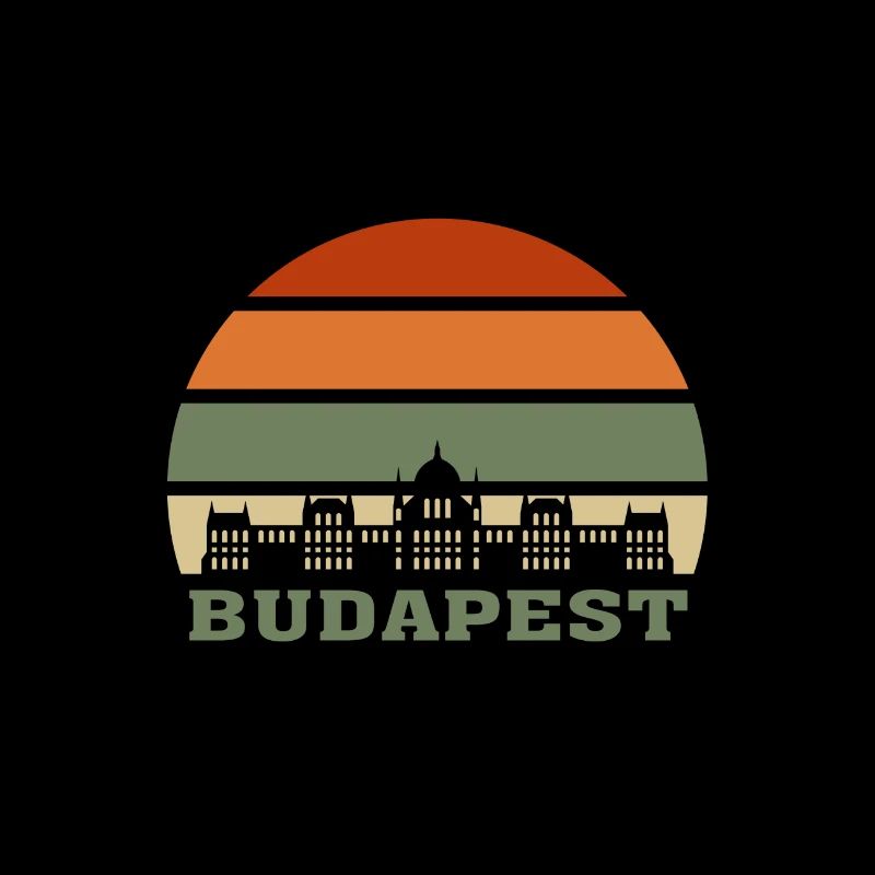 Wahrzeichen der Stadt Budapest Skyline Ungarn