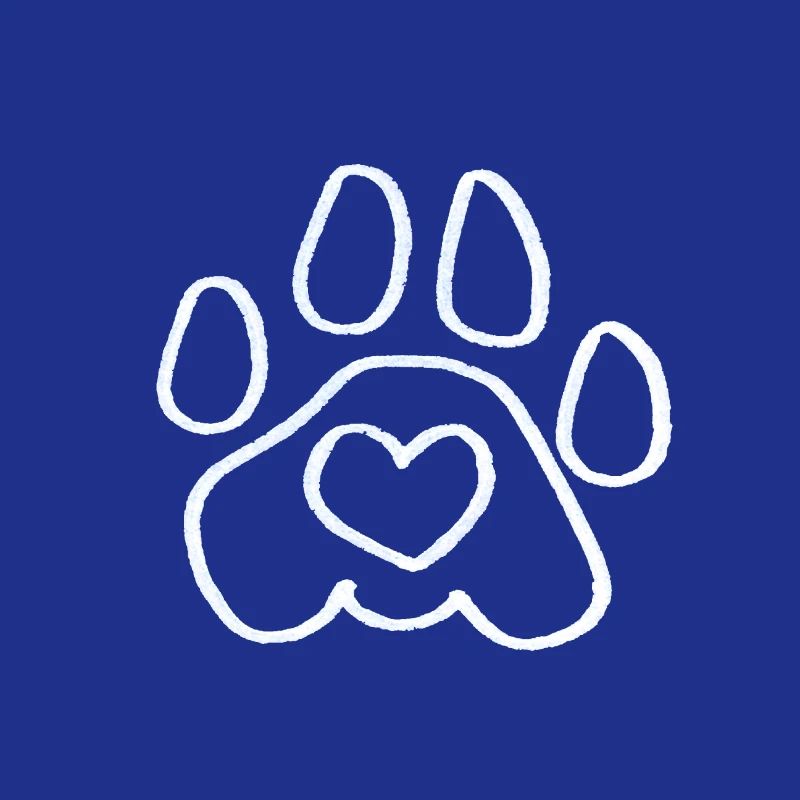 Empreinte de patte de chien