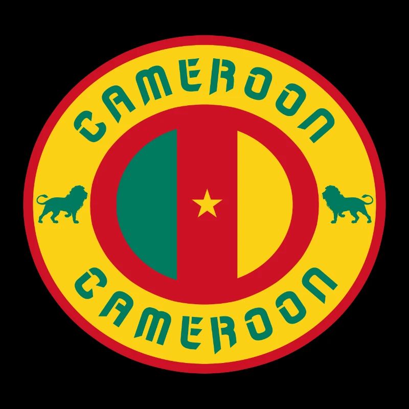 Cameroon vintage circle / gift idea