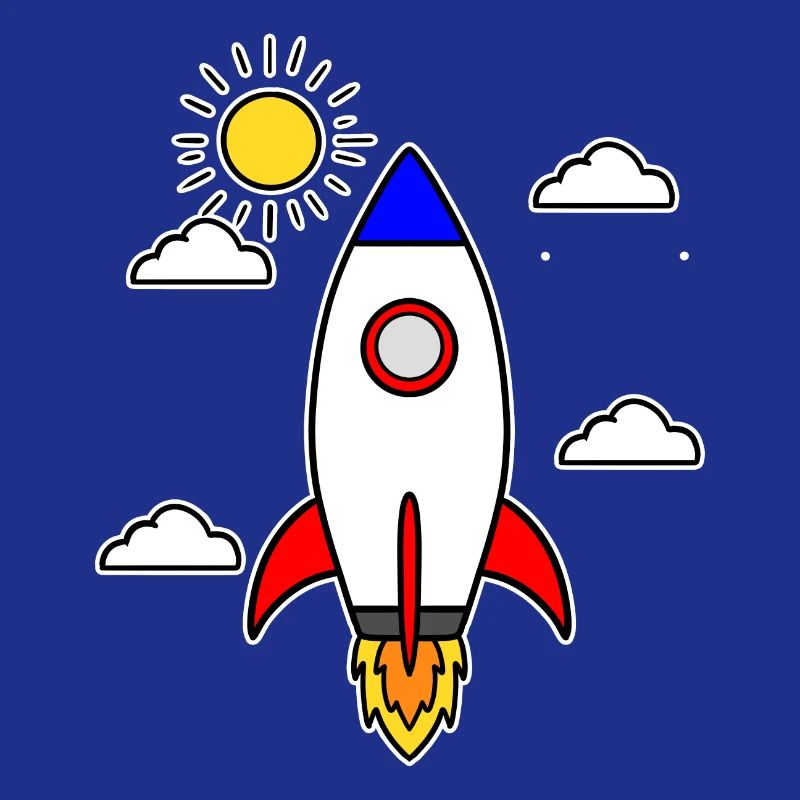 Schulstart Rakete Raumschiff Schulbeginn Schule