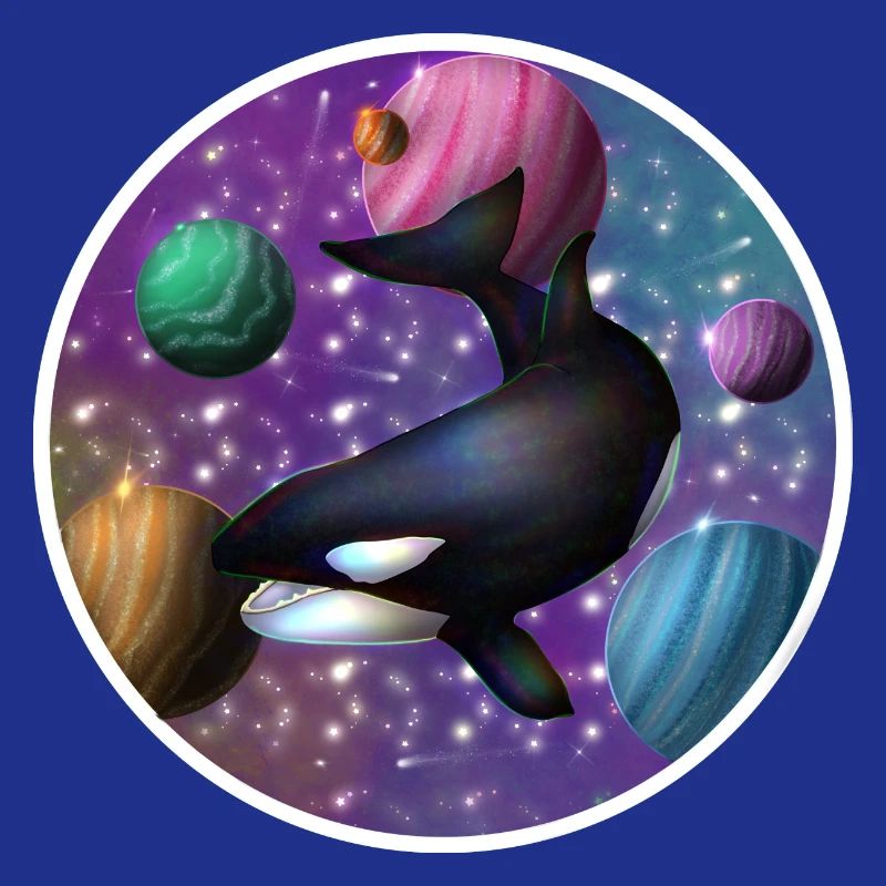 orque dans l’espace