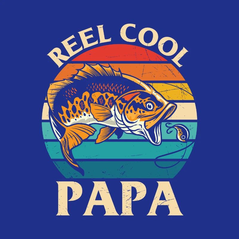 Citation de pêche Moulinet Cool Papa Conception de pêche