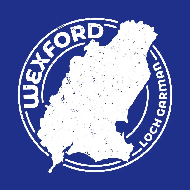 Wexford Ireland Map | County Outline Stamp