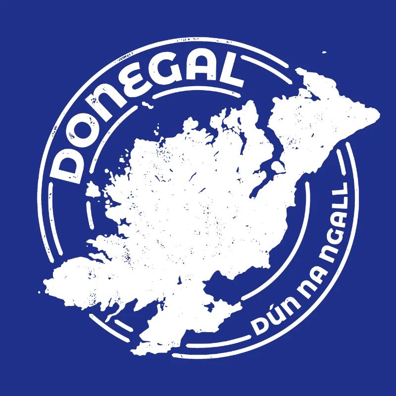 Donegal Ireland Map | County Outline Stamp