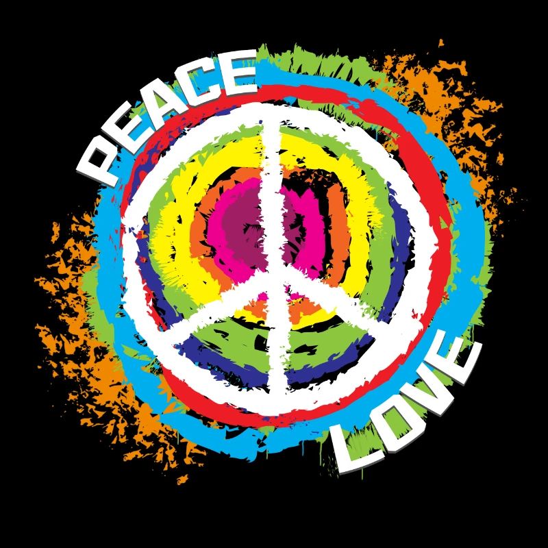 Love Peace Saying Peace Sign World Peace