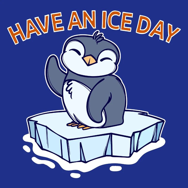 Antarctique Ice Cold Penguin Déclaration Oiseau de mer