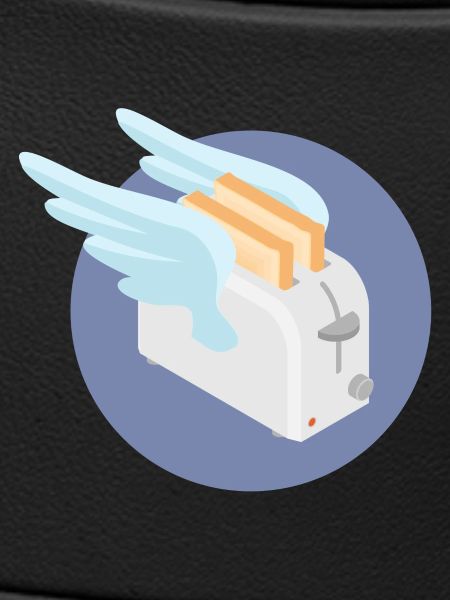 Flying toaster