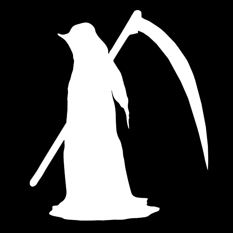 Silhouetten, Sensenmänner,gruselige Prints, goth