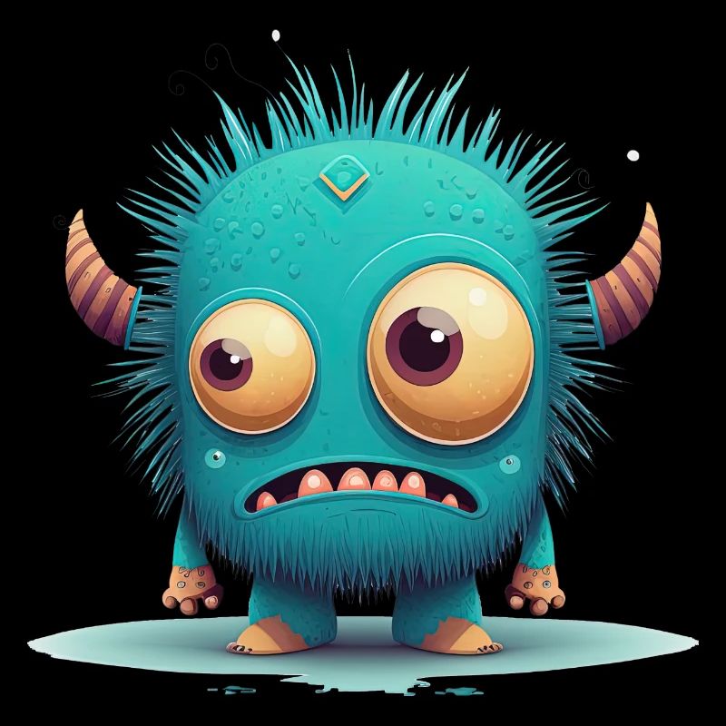 Ein seltsames Monster zum Knuddeln