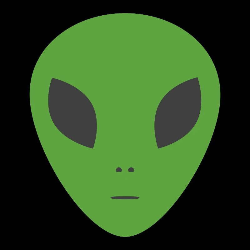 Grünes Alien